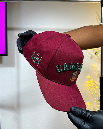 Casquette Cameroun Bordeaux Héritage édition Exclusive
