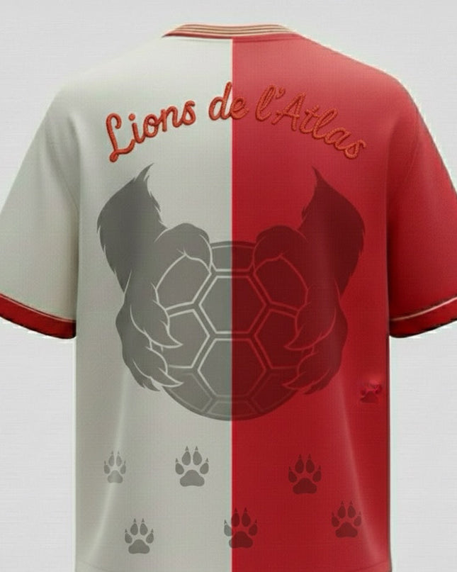 Jersey Maroc – Bicolore Blanc & Rouge