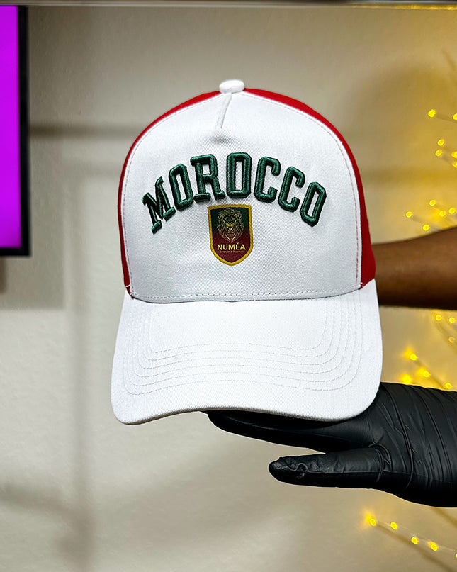 Casquette Maroc - Blanc Rouge Héritage édition Exclusive