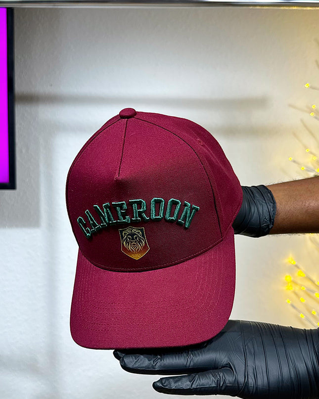 Casquette Cameroun Bordeaux Héritage édition Exclusive