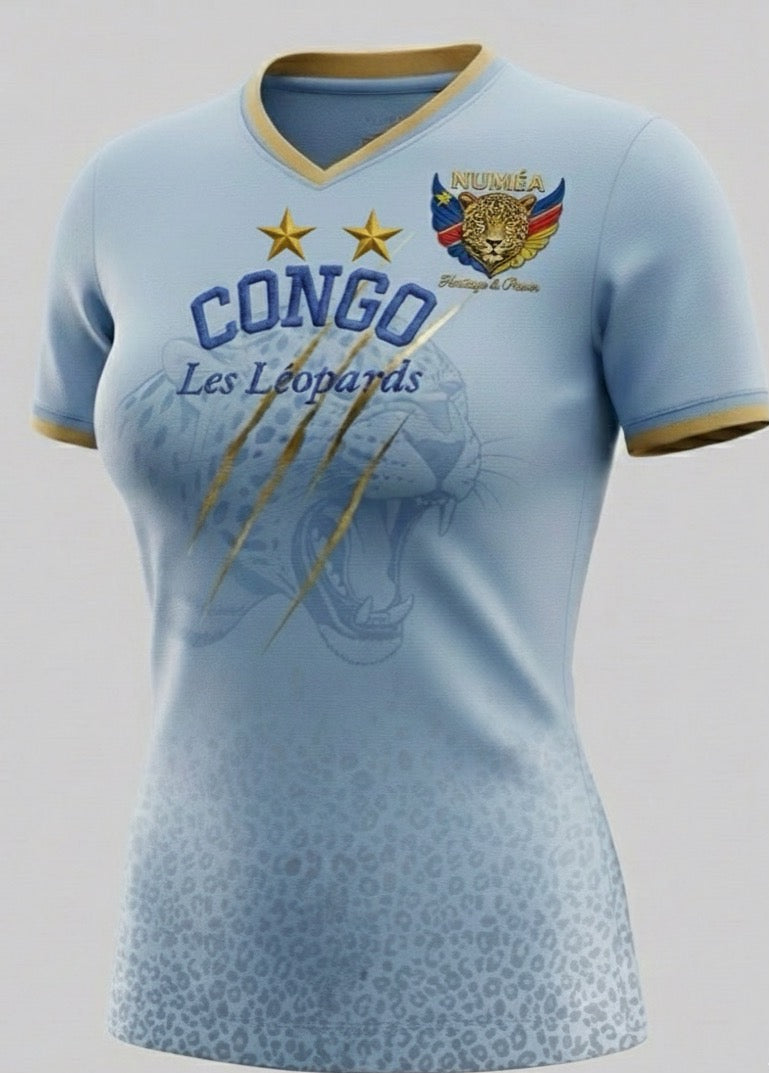 🇨🇩 Jersey RDC – Le Léopard Royal
