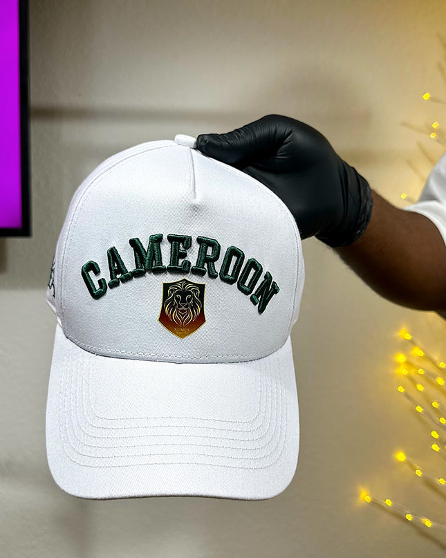 Casquette Cameroun Blanc Héritage édition Exclusive