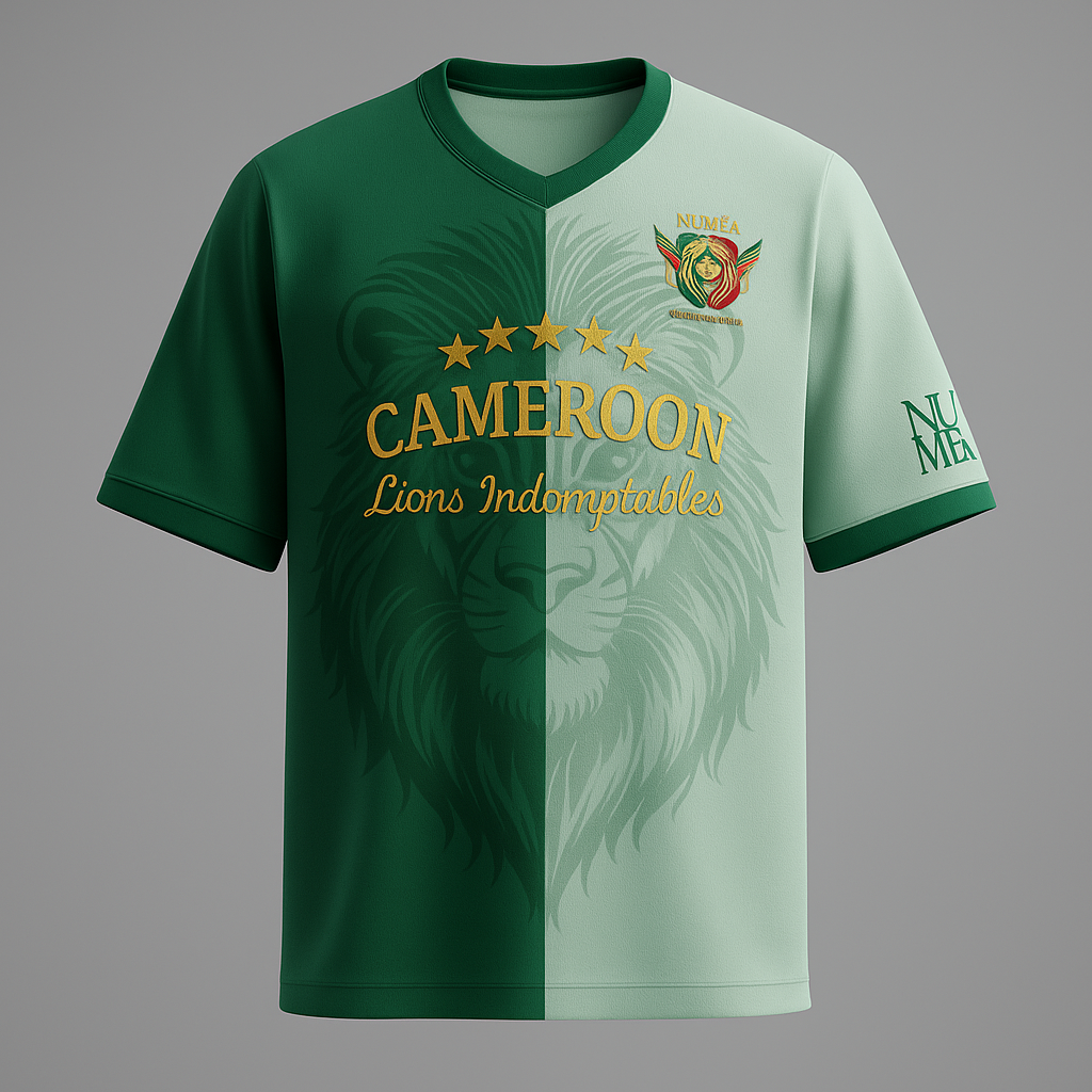 Jersey Numéa Cameroun – Vert • Édition Classique 2025