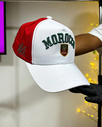 Casquette Maroc - Blanc Rouge Héritage édition Exclusive