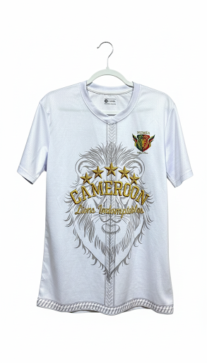 Jersey Numéa Cameroun – Blanc Neige • Édition Limitée 2025
