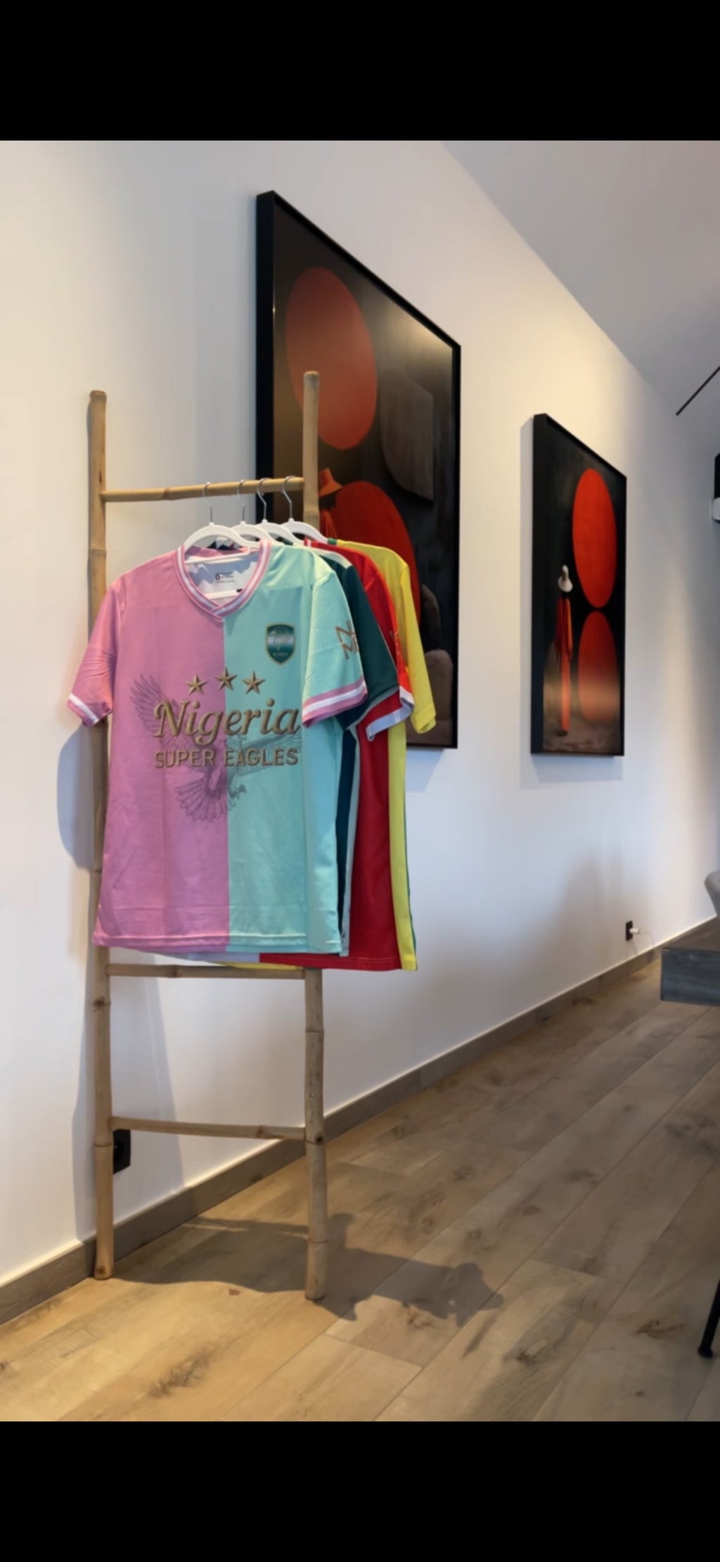 Jersey Nigeria  – Super Eagles – Rose & Mint Pastel