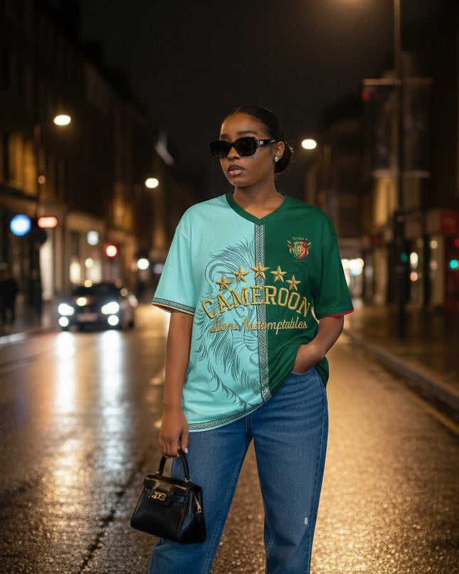 Jersey Numéa Cameroun – Vert Elegant • Édition Limitée 2025