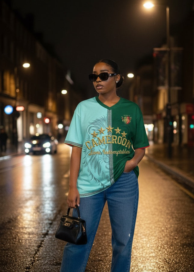 Jersey Numéa Cameroun – Vert Elegant • Édition Limitée 2025