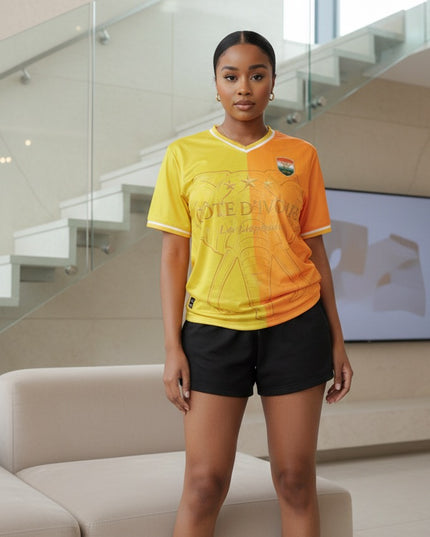 Maillot Vintage Cote d'Ivoire – Yellow Glamour Exclusive