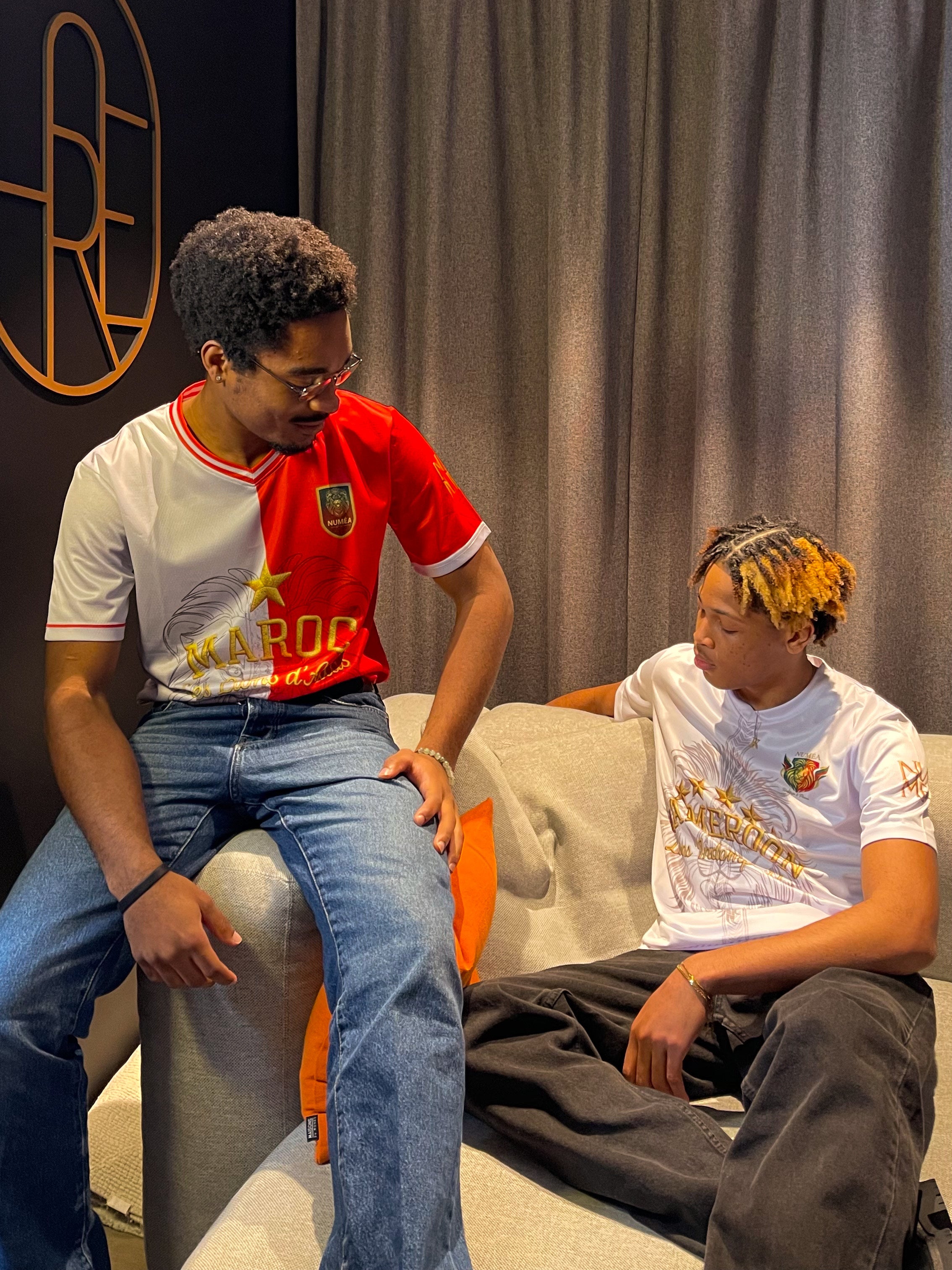 Jersey Maroc – Bicolore Blanc & Rouge