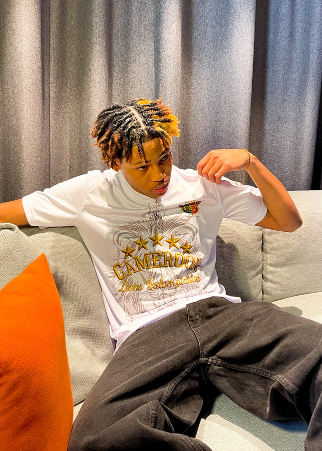 Jersey Numéa Cameroun – Blanc Neige • Édition Limitée 2025