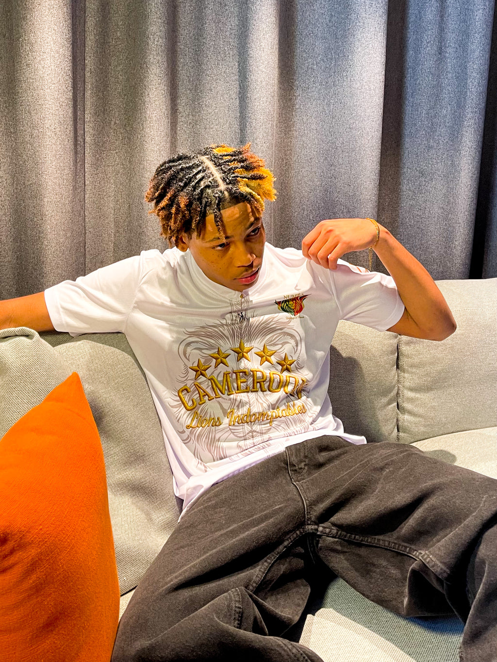 Jersey Numéa Cameroun – Blanc Neige • Édition Limitée 2025