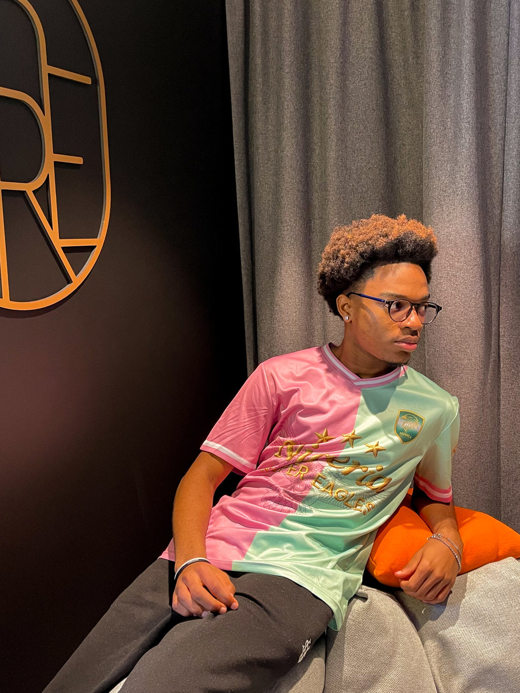 Jersey Nigeria  – Super Eagles – Rose & Mint Pastel