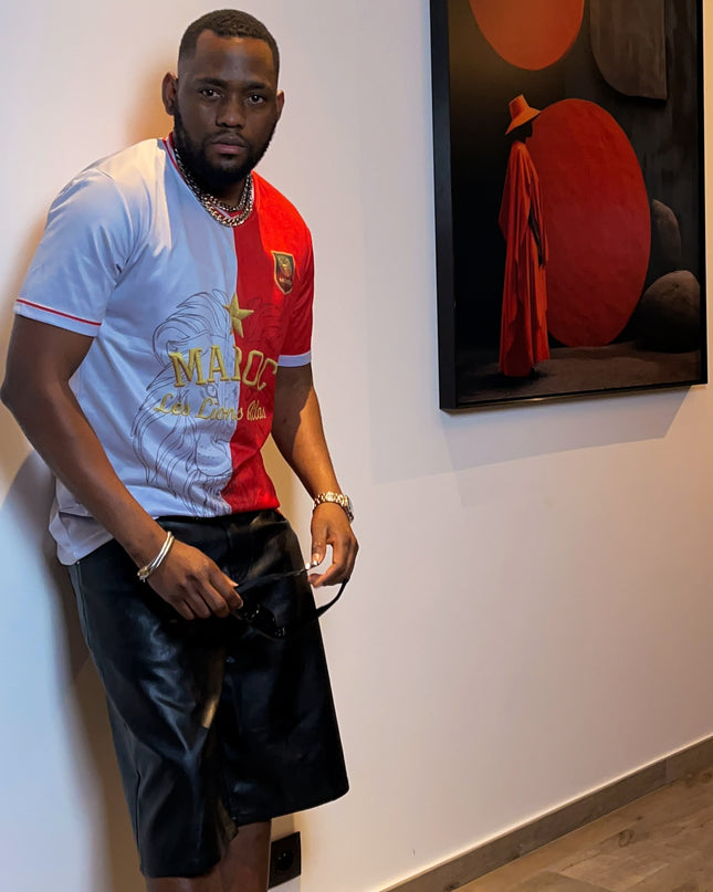 Jersey Maroc – Bicolore Blanc & Rouge